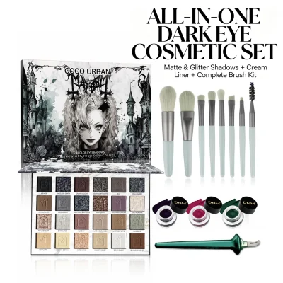 Dark Goth Eye Makeup Set