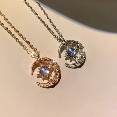 Star Moon Pendant Necklaces
