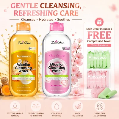 ZaiDoc Turmeric/Cherry Blossom Micellar Cleansing Water Makeup Remover
