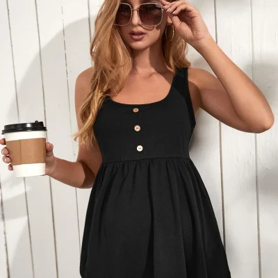 Maternity black camisole