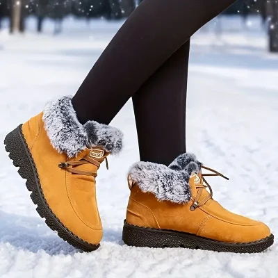 Winter Suede Snow Boots